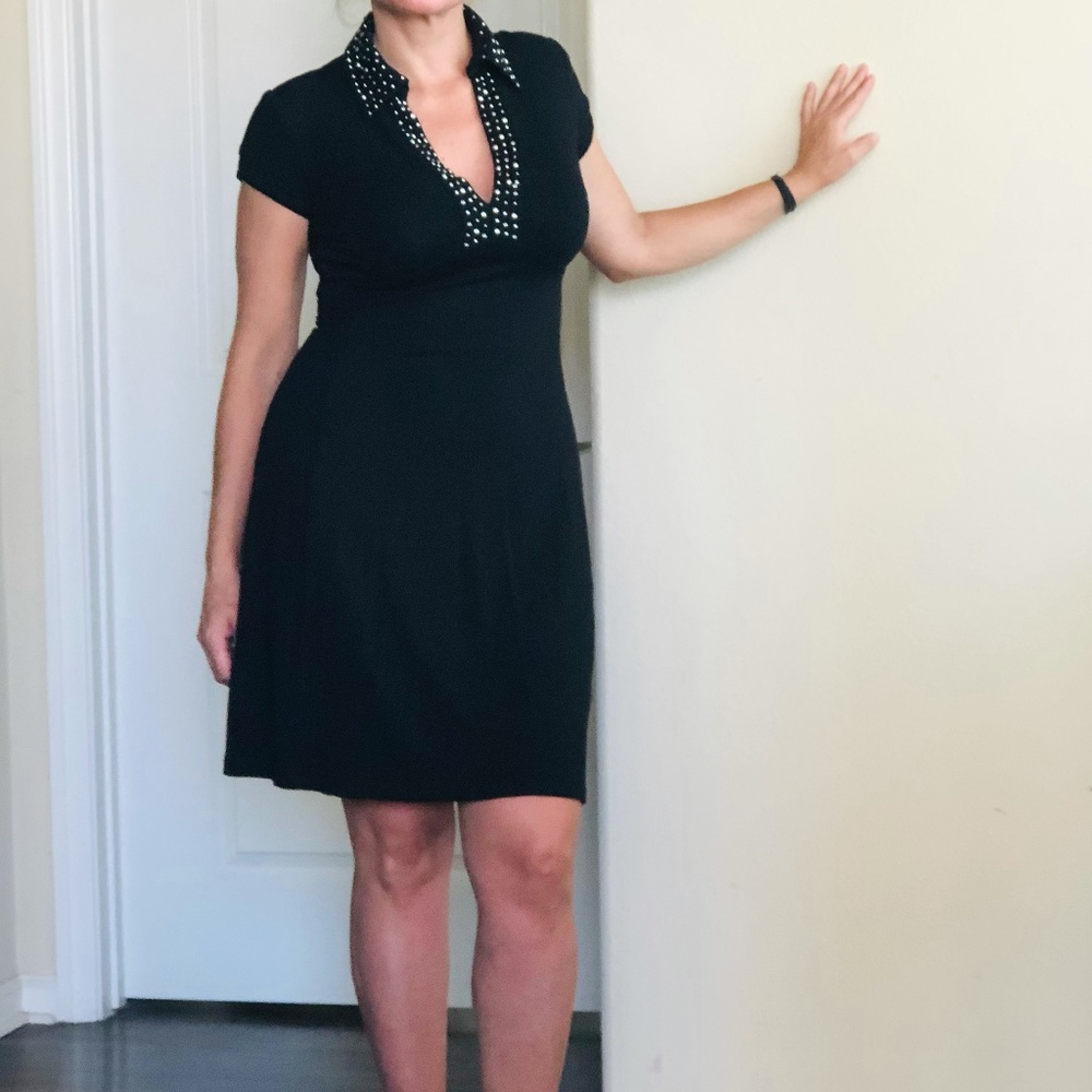 Black dress.